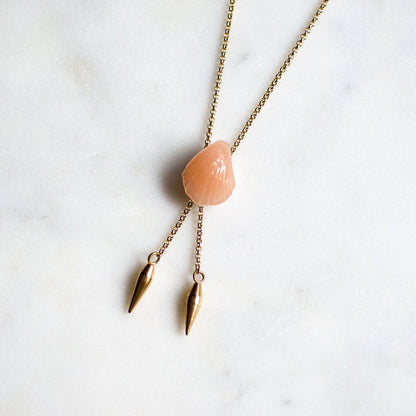 Shell Bolo Necklace