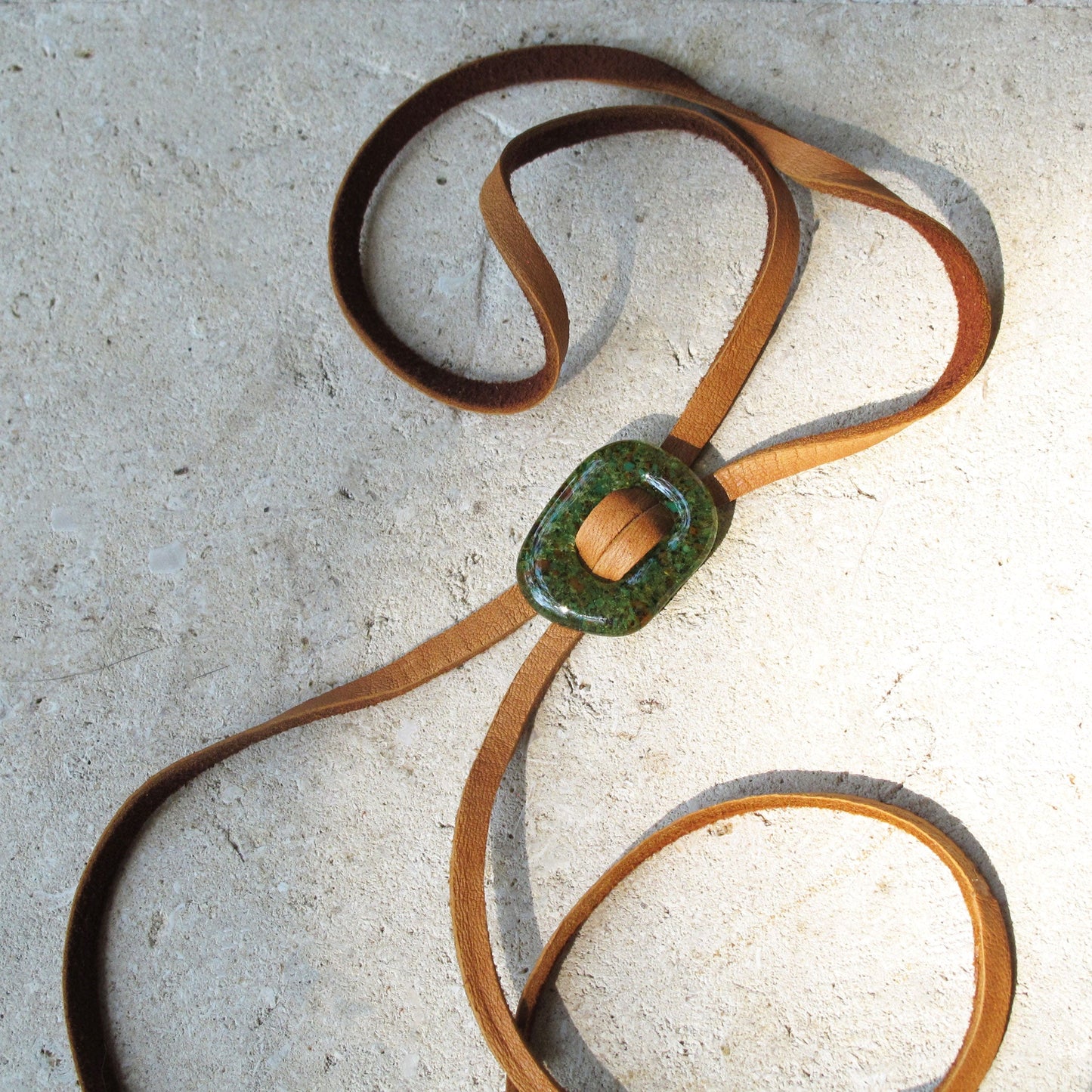 Stone Lariat Bolo / Hat Accessory